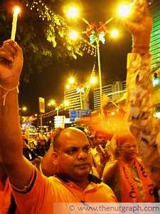 Photo of a Hindraf rally in KL