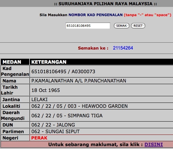 check election status malaysia