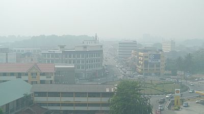 The haze in Muar recorded a ‘hazardous’ API of 383 at 11am