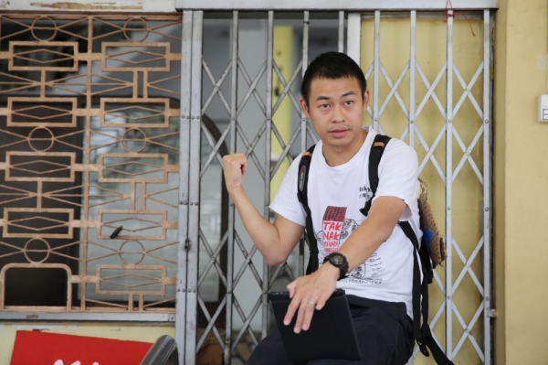 Adrian Yeo is one of the volunteer guides for Rakan KL’s heritage walks.  – Picture by Choo Choy May