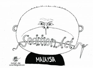 sedition act cartoon