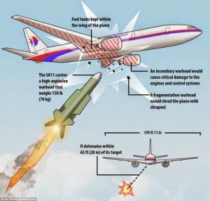 MH17 Hit by Missile