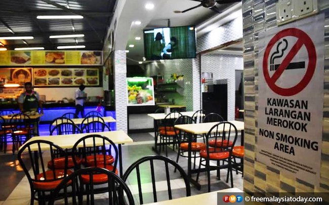 Restaurant business dropping after smoking ban - Malaysia ...