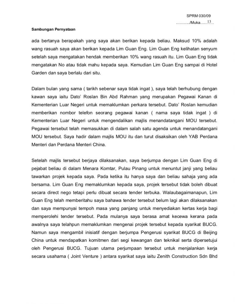 FROM THE MACC FILES: Guan Eng collected 10% but AG buried the case ...