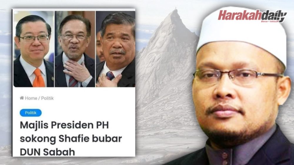 Pakatan Harapan yang sokong Shafie bubar DUN Sabah ...