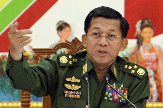 Myanmar's military leader makes first national address since coup, vows ...