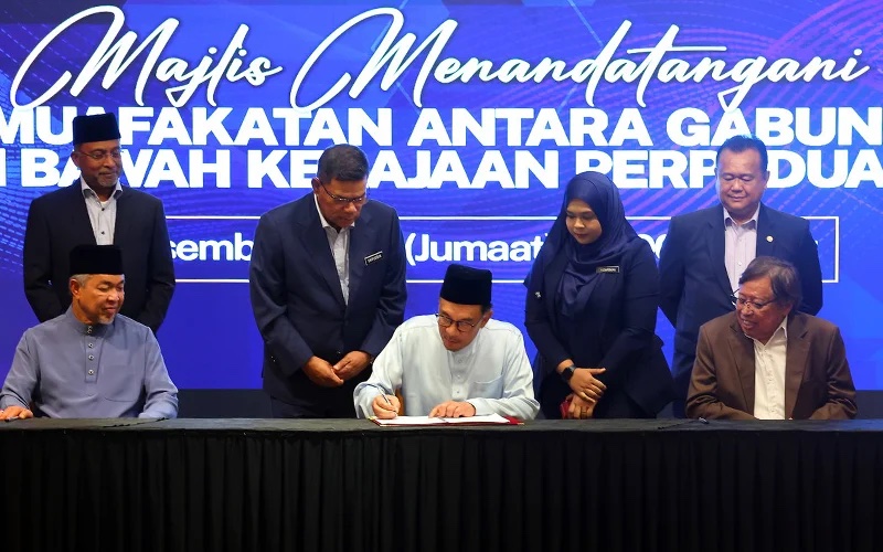 Pakatan Harapan Plus's MoU is between parties, not signed by MPs ...